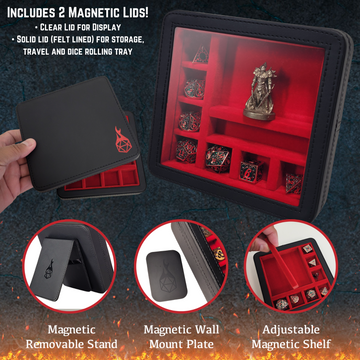 Character Shrine-RPG Dice and Miniature Traveling Display Case