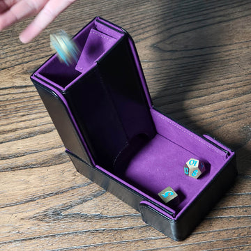 The Keep: Compact Magnetic Dice Tower and Dice Tray