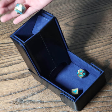 The Keep: Compact Magnetic Dice Tower and Dice Tray