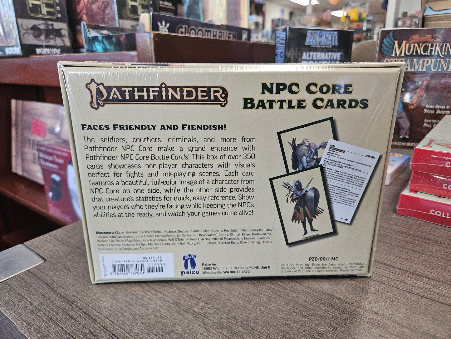 Pathfinder 2E: NPC Core Battle Cards