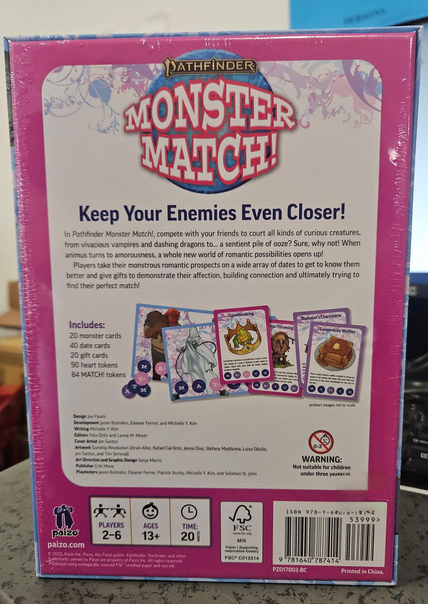 Pathfinder Monster Match! Card Game