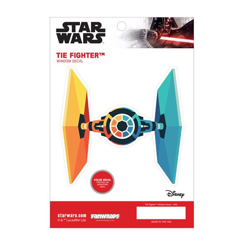 Star Wars Chromatic TIE Fighter Window Decal