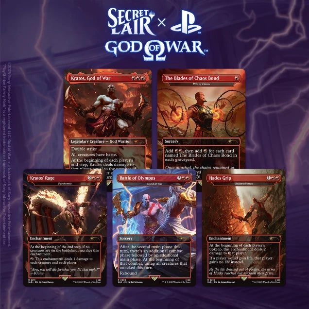 Magic the Gathering: Secret Lair x God of War: Greek (Non-Foil)