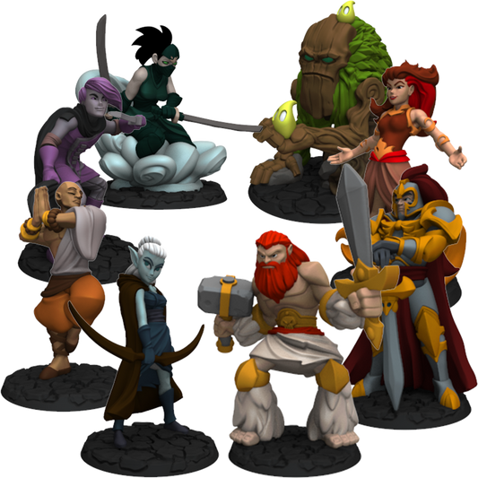 Dice Throne: Season 1 pre-painted miniatures