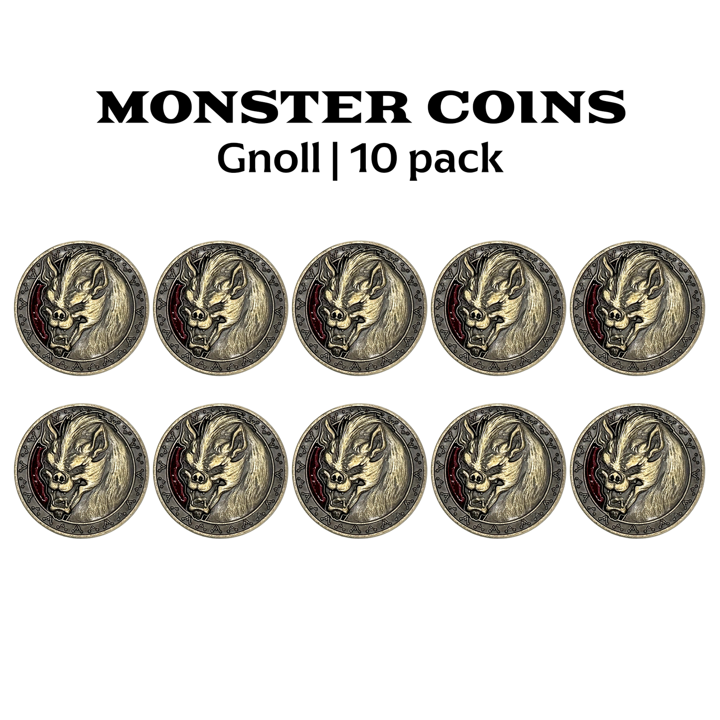 Monster Coins - Gnoll - 10 Pack
