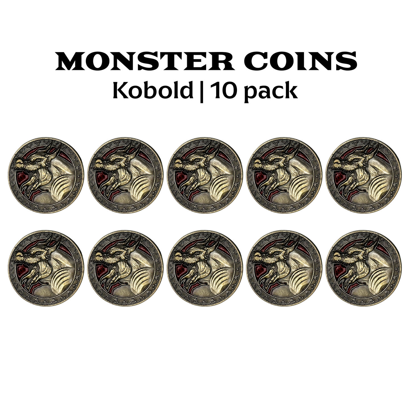 Monster Coins - Kobolds - 10 Pack