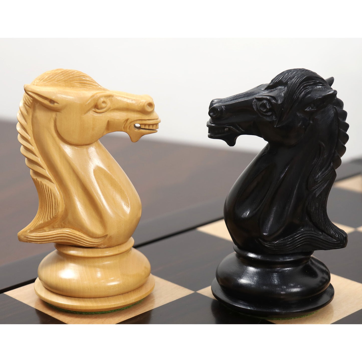 Combo of 6.1" Mammoth Luxury Staunton Chess Set - Pieces in Ebony Wood with 25" Chess board