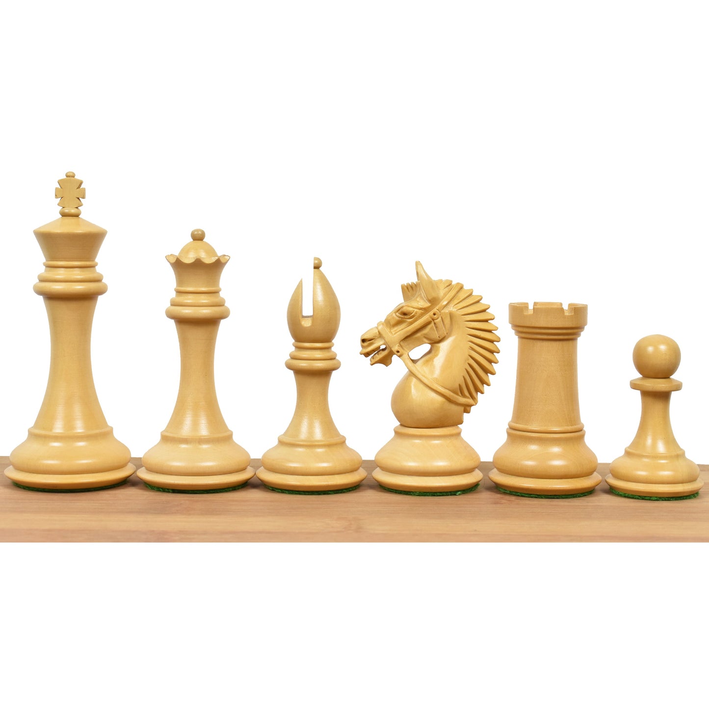 4.2" Rare American Staunton Luxury Chess Set- Chess Pieces Only - Triple Weighted Rosewood
