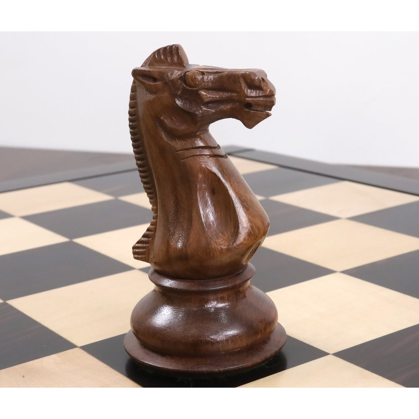Slightly Imperfect 6.3" Jumbo Pro Staunton Luxury Chess Set- Chess Pieces Only - Golden Rosewood & Boxwood
