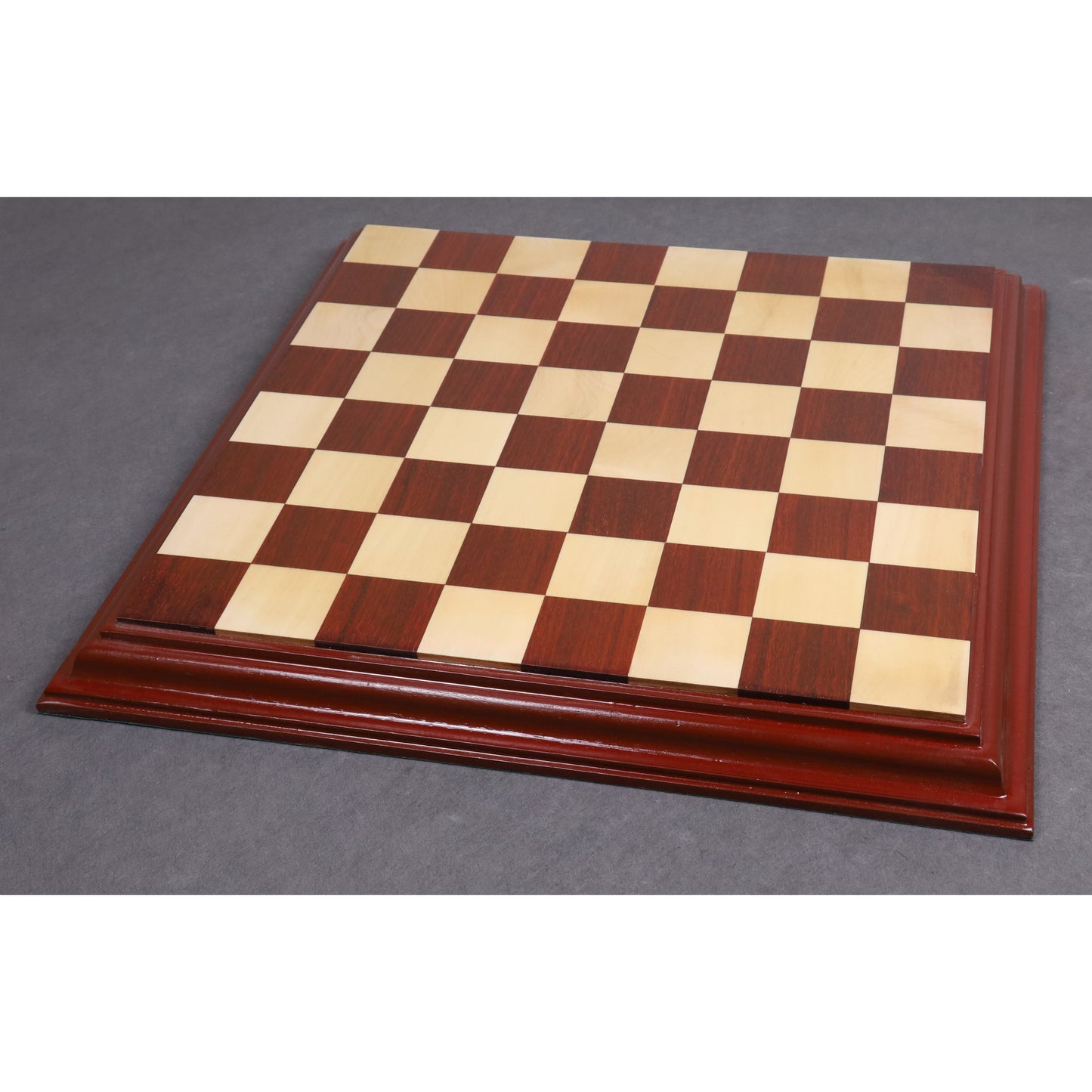 Combo of 4.5″ Carvers’ Art Luxury Chess Set - Pieces in Budrose Wood with Board and Box