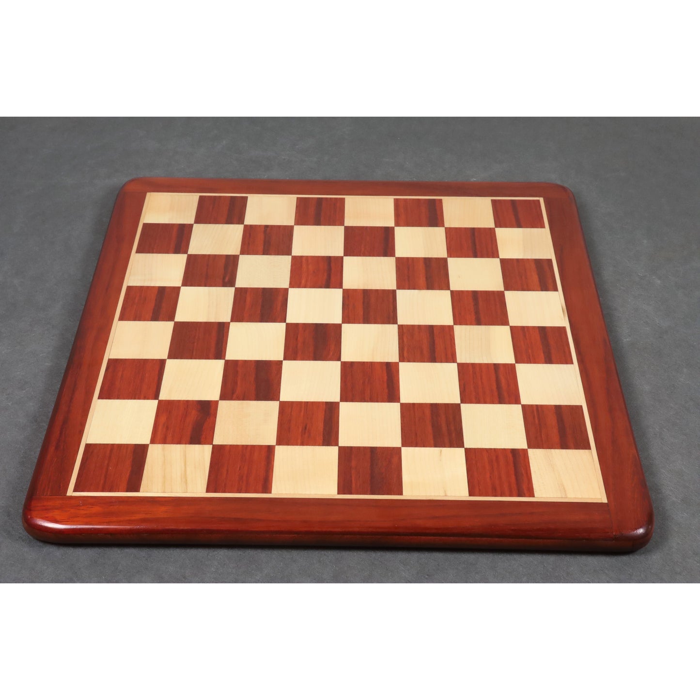 19" Bud Rosewood & Maple Wood Chess board - 50 mm Square