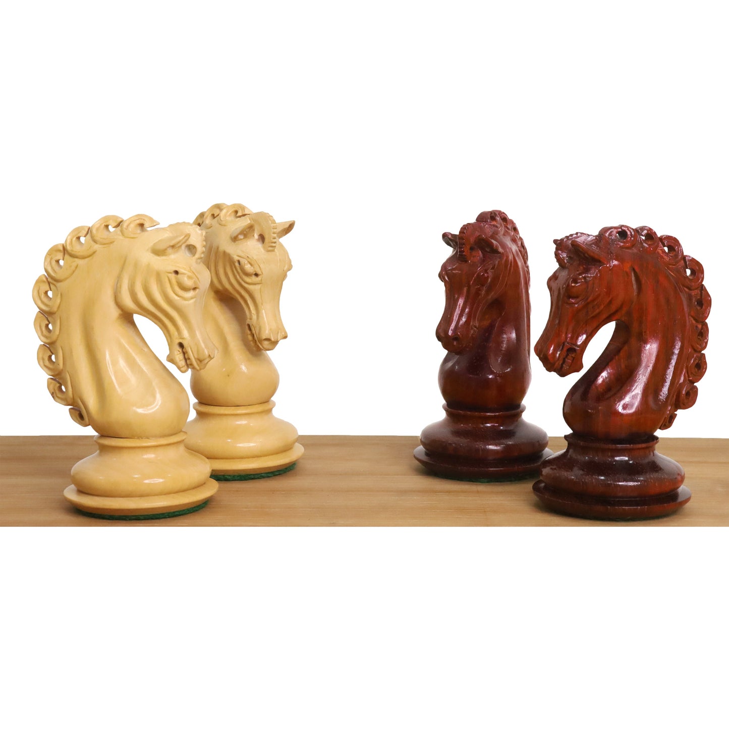 4.6" Avant Garde Luxury Staunton Chess Set- Chess Pieces Only - Triple Weighted - Bud Rosewood & Boxwood