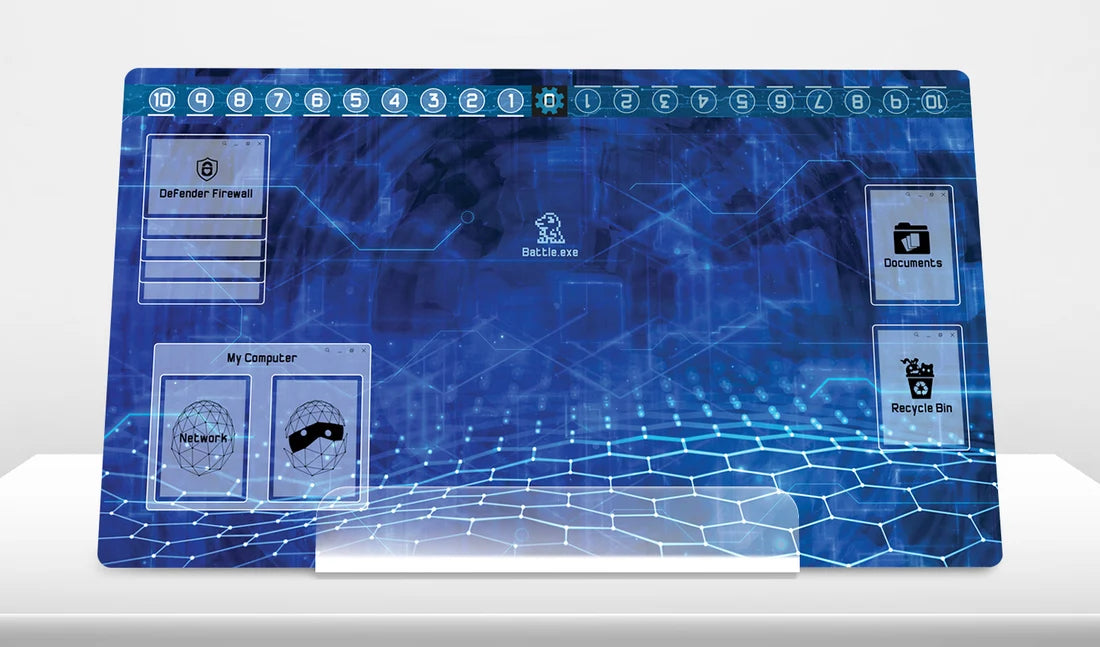 Digimon Data Ripple – Playmat with Zones - Desktop Edition