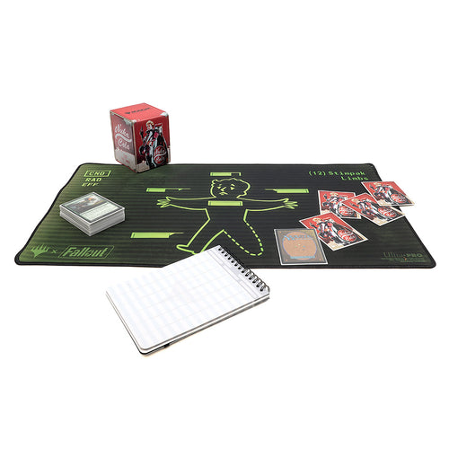 Ultra-Pro: Magic The Gathering: Universes Beyond: Fallout: Black Stitched (Playmat Y)