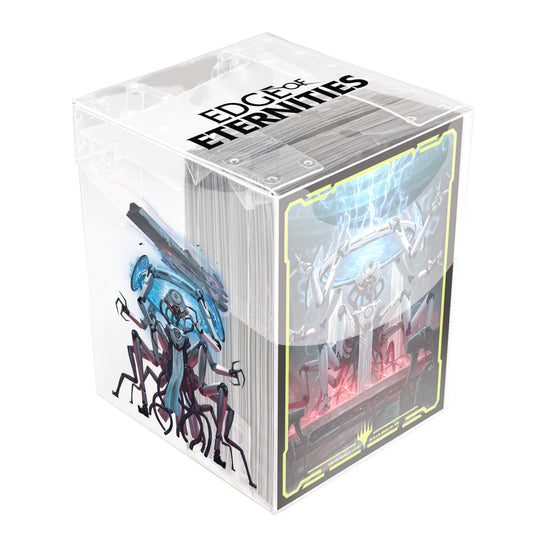 Magic the Gathering CCG: Edge of Eternities 100ct Deck Protector Sleeves in Clear Box Commander A