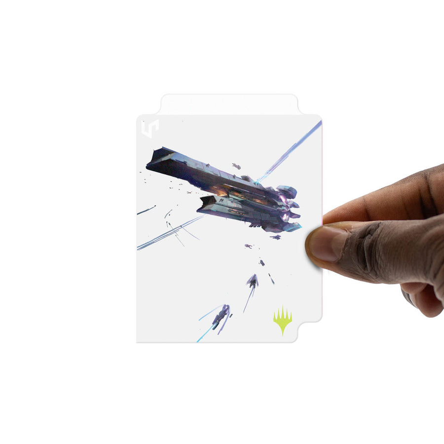 Magic the Gathering CCG: Edge of Eternities 100ct Deck Protector Sleeves in Clear Box Commander A