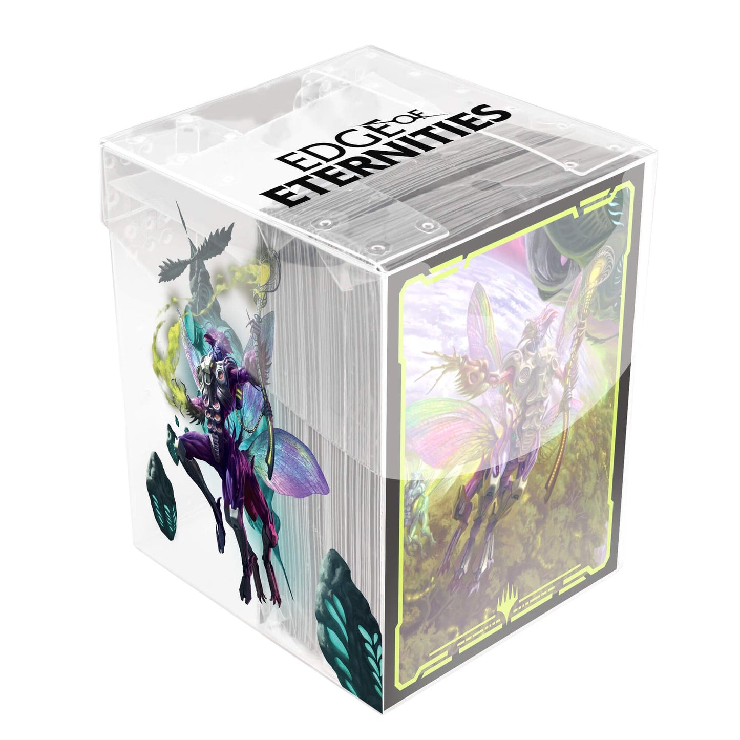 Magic the Gathering CCG: Edge of Eternities 100ct Deck Protector Sleeves in Clear Box Commander B