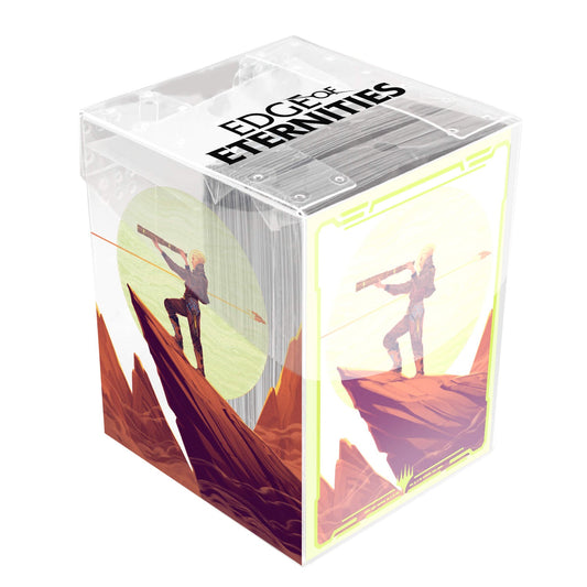 Magic the Gathering CCG: Edge of Eternities 100ct Deck Protector Sleeves in Clear Box Key Character Mythic