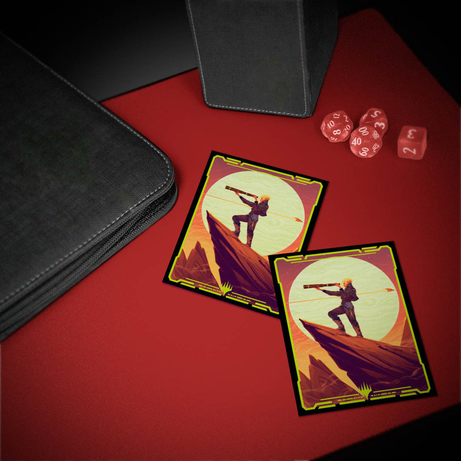 Magic the Gathering CCG: Edge of Eternities 100ct Deck Protector Sleeves in Clear Box Key Character Mythic