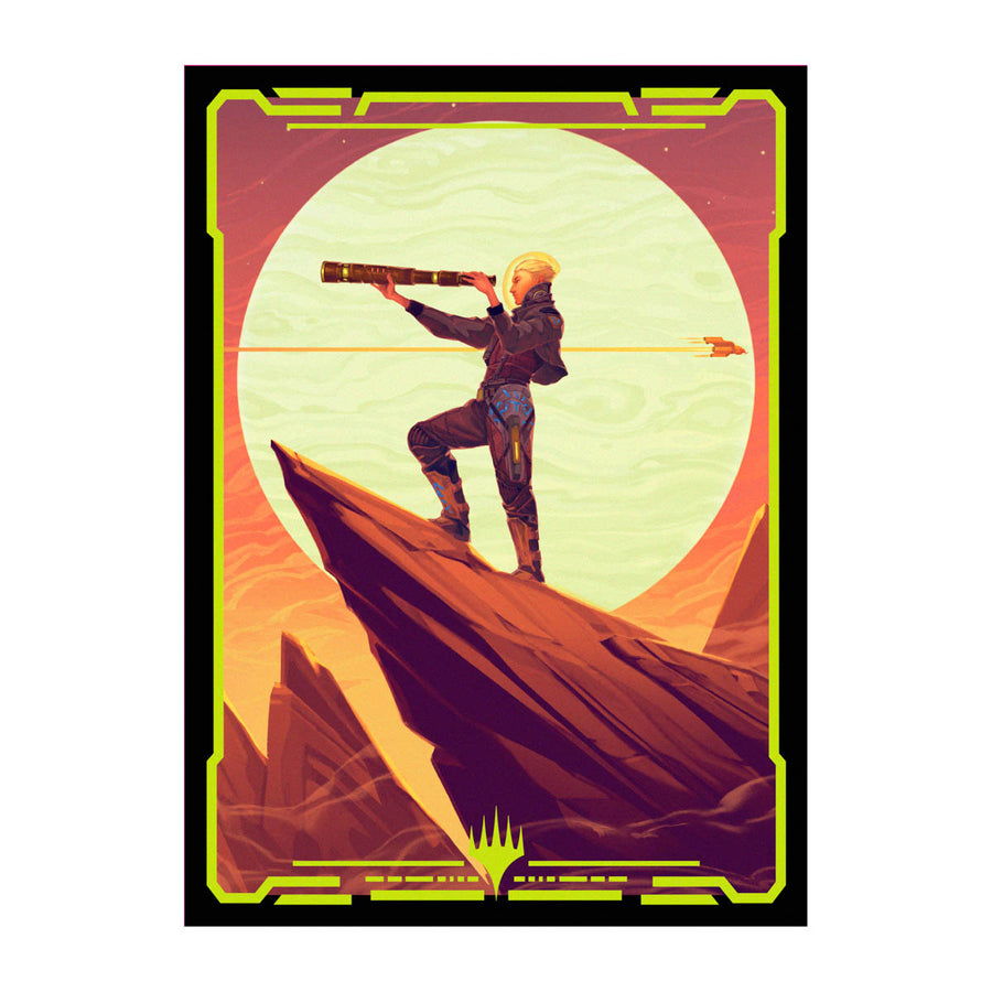 Magic the Gathering CCG: Edge of Eternities 100ct Deck Protector Sleeves in Clear Box Key Character Mythic