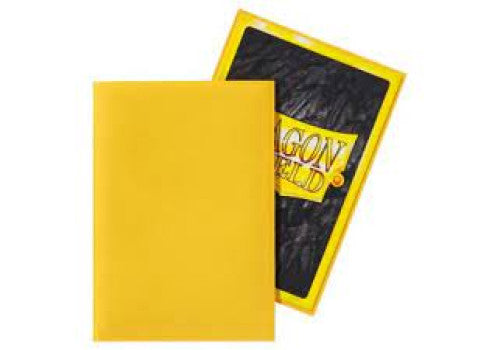 Dragon Shield Sleeves: Matte Yellow (100 Sleeves)