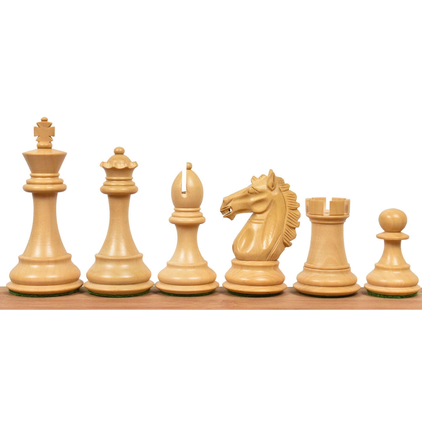 3.9" Exclusive Alban Staunton Chess Set Combo - Pieces in Bud Rosewood with Board and Box