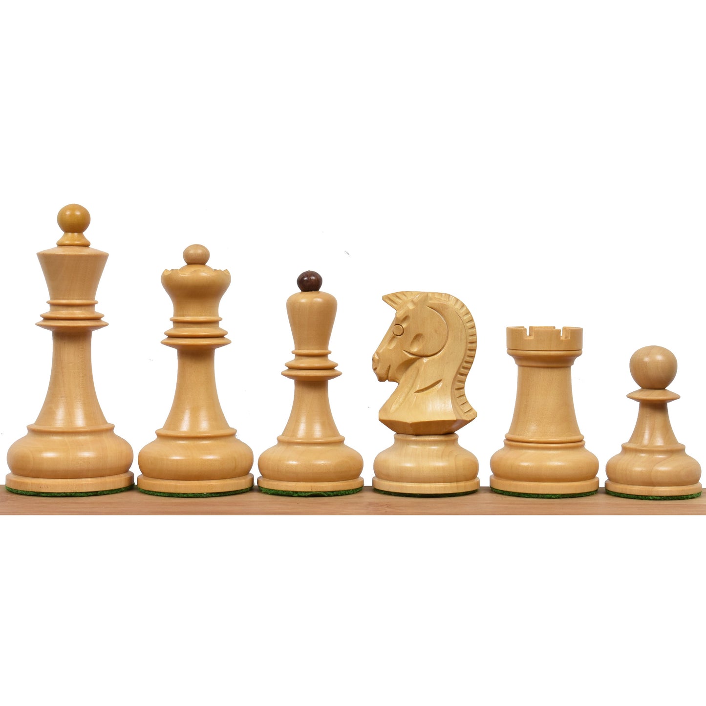 1970s' Dubrovnik Chess Set- Chess Pieces Only- Triple Weighted Golden Rosewood - 3.8"