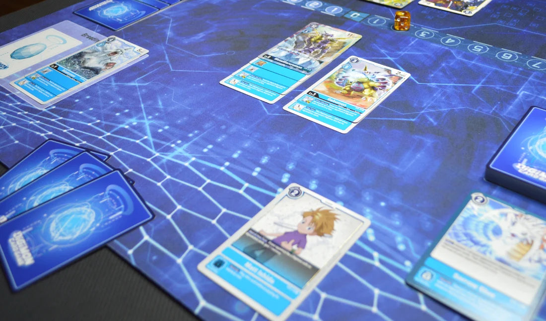 Digimon Data Ripple – Playmat with Zones - Desktop Edition
