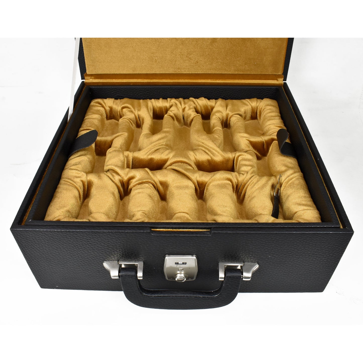 Combo of 3.9" Craftsman Series Staunton Chess Set - Pieces in Rosewood With Board and Box
