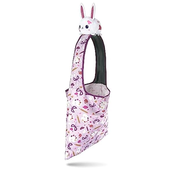 Plushie Tote: White Crafting Bunny