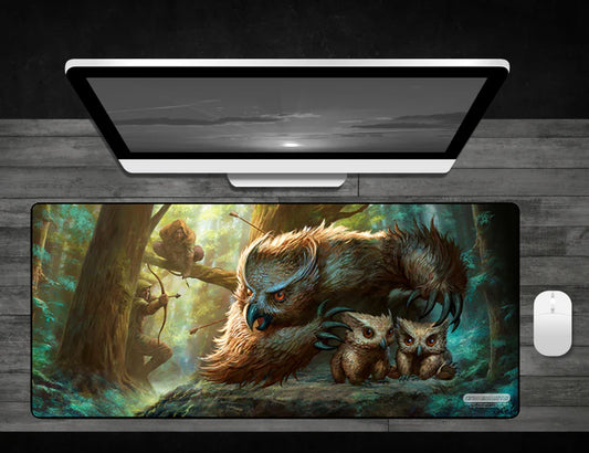 Feathery Refuge - Deskmat