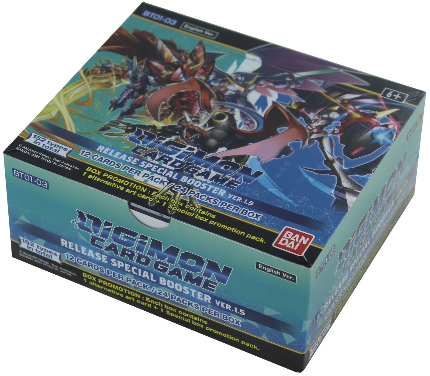 Digimon Card Game: Release Special Booster V1.5 [BT01-03] Booster Box