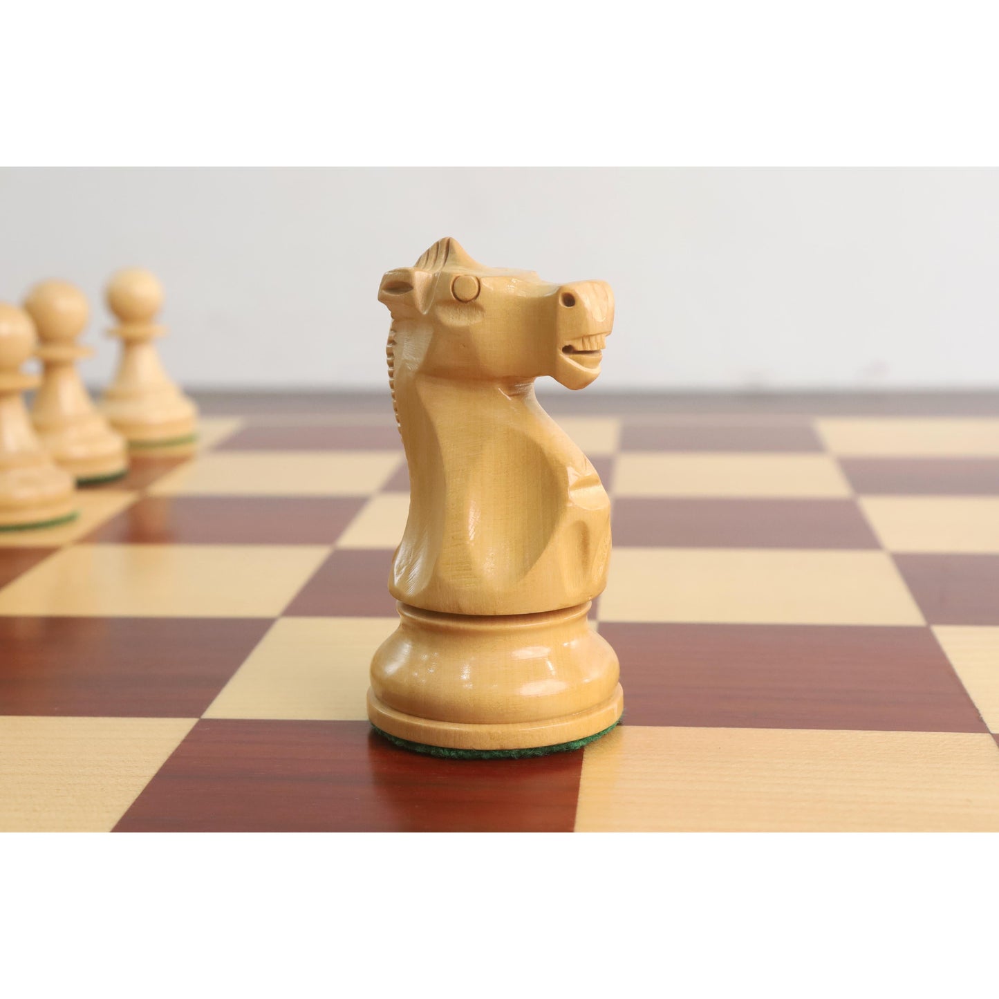 1972 Championship Fischer Spassky Chess Set- Chess Pieces Only - Double Weighted Bud Rosewood