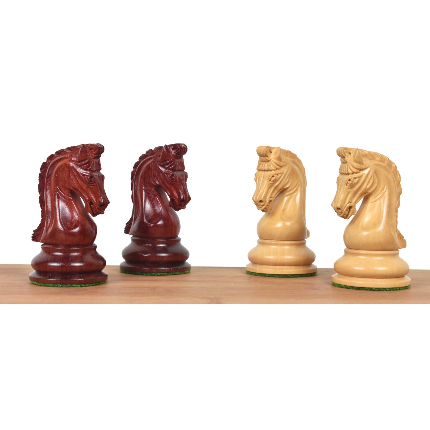 Repro 2016 Sinquefield Staunton Chess Set- Chess Pieces Only-Bud Rosewood-Triple Weight