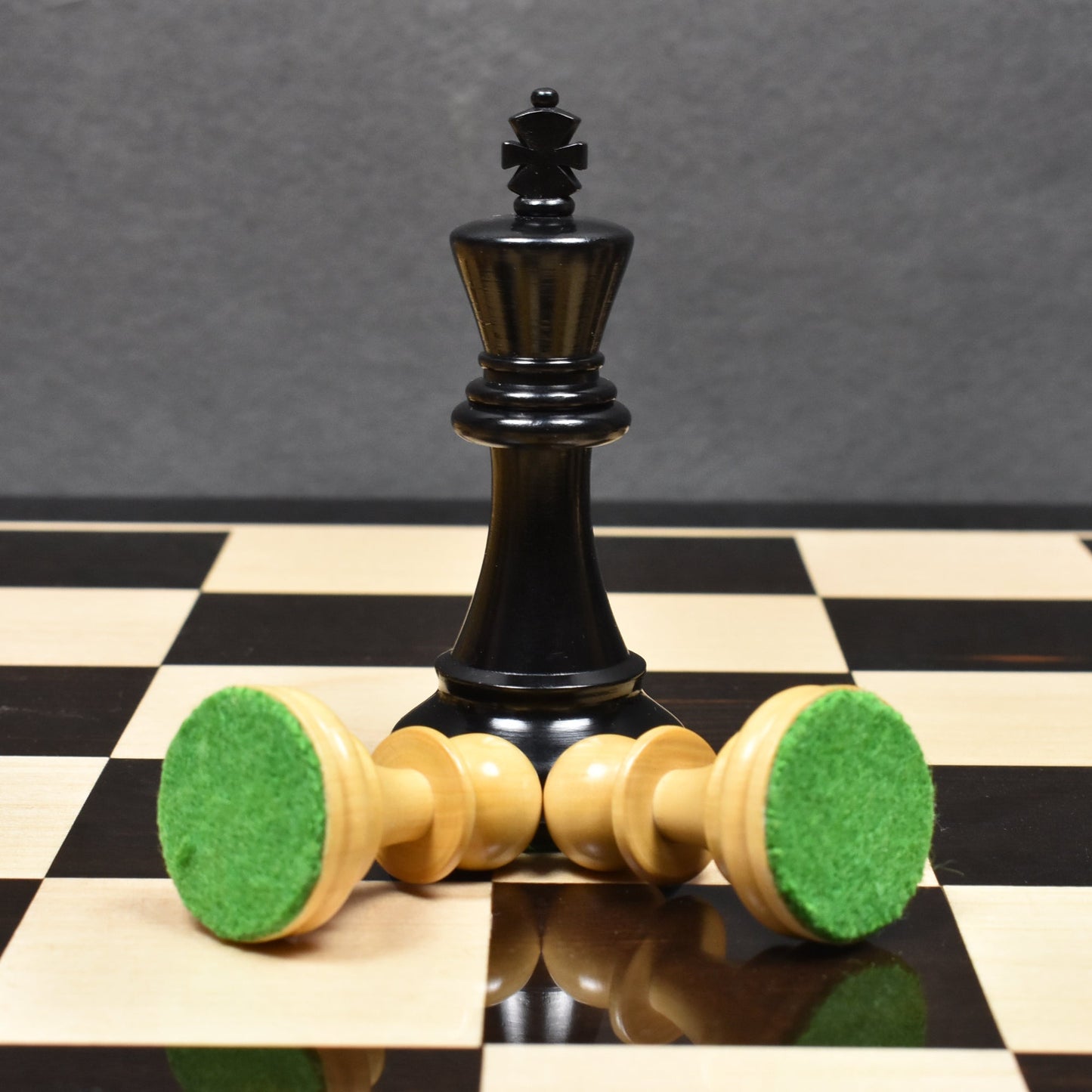 1972 Championship Fischer Spassky Chess Set- Chess Pieces Only - Double Weighted Box wood