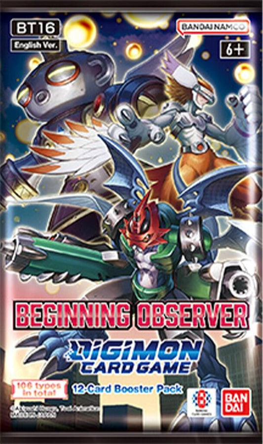 Digimon Card Game: Beginning Observer [BT16] Booster Pack