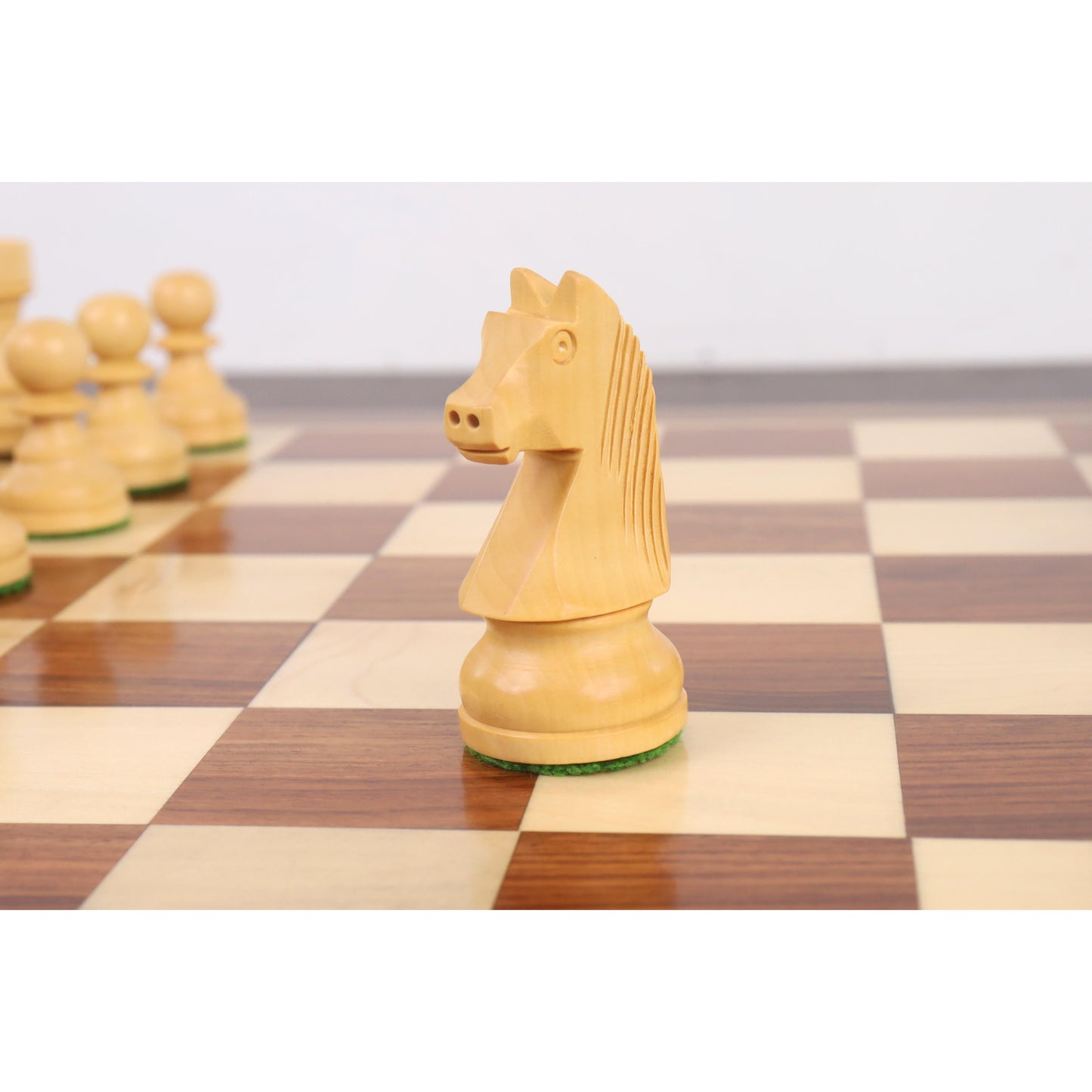 3.3" Tournament Staunton Chess Set- Chess Pieces Only - Golden Rosewood - Compact size