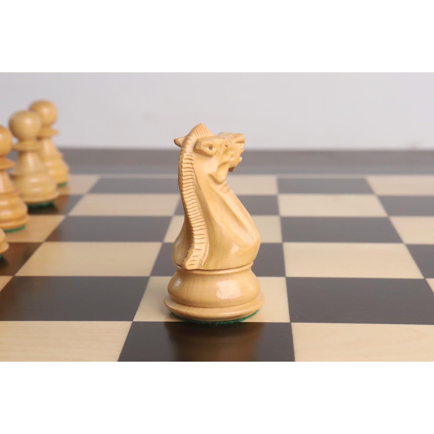 3.9" Professional Staunton Chess Set- Chess Pieces Only - Weighted Ebony wood