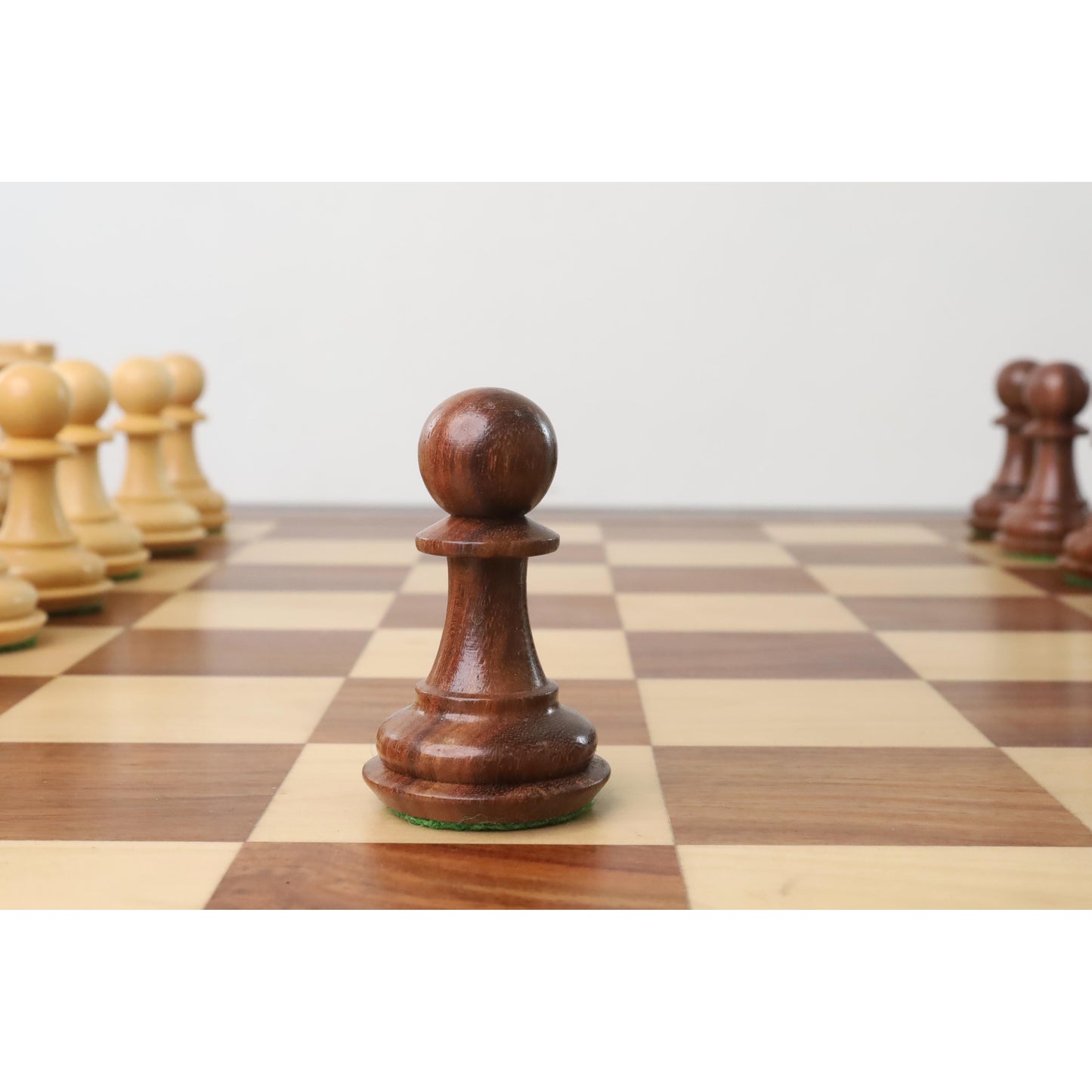 4.2" Supreme Luxury Sheesham Wood Weighted Chess Set- Chess Pieces Only - Extra Queens