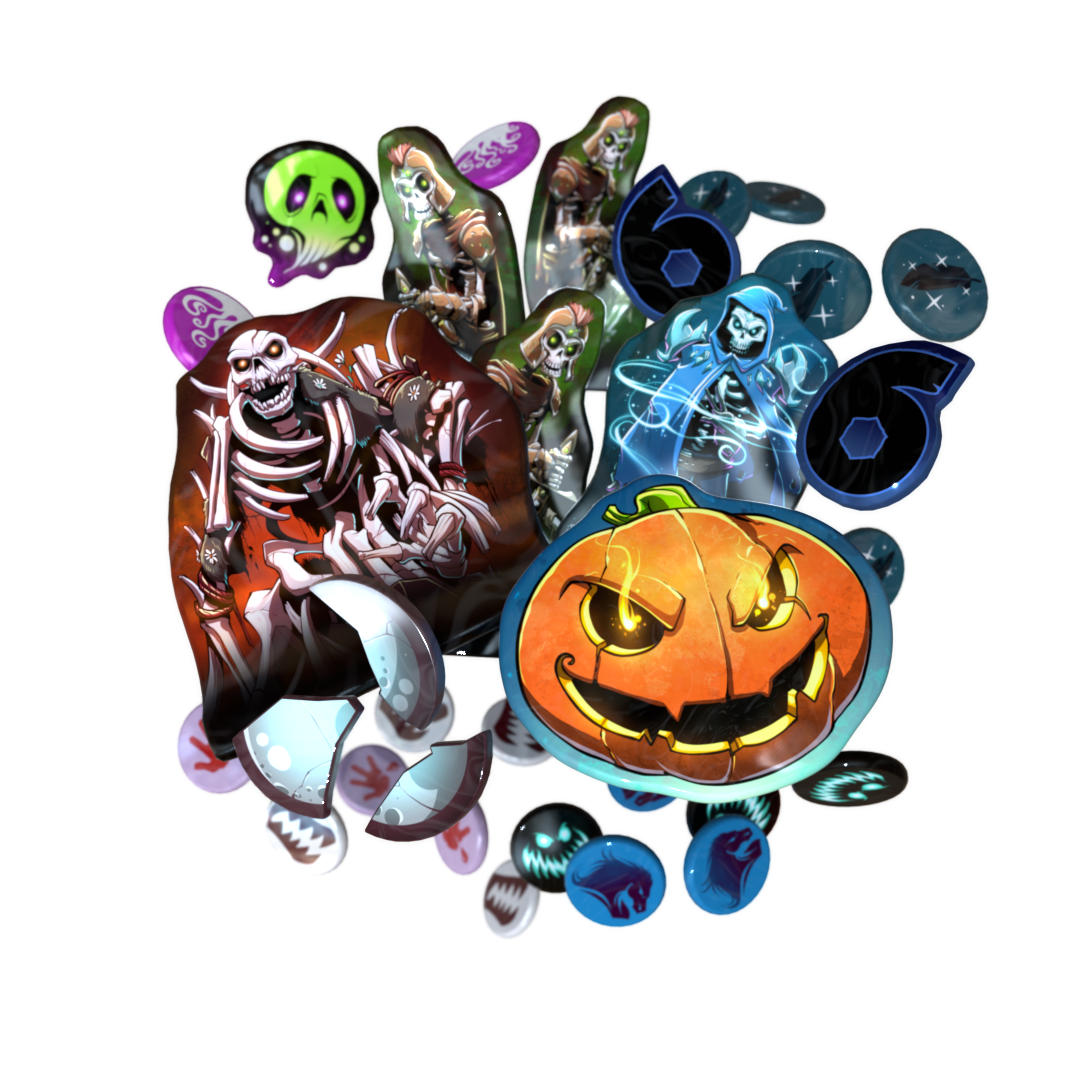 Dice Throne: Acrylic Token Upgrades - Outcasts