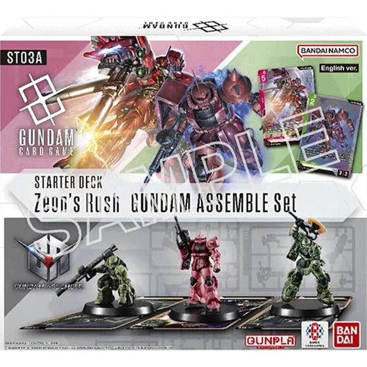 Gundam TCG: Gundam Assemble - Zeon`s Rush Starter Set