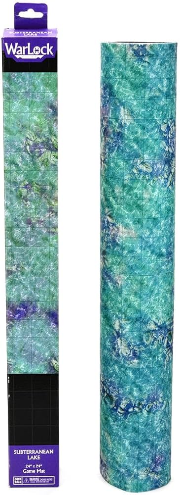 WarLock Tiles: Cavern Game Mat: Subterranean Lake