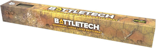 BattleTech: BattleMat - Savannah Large Lakes/Box Canyon