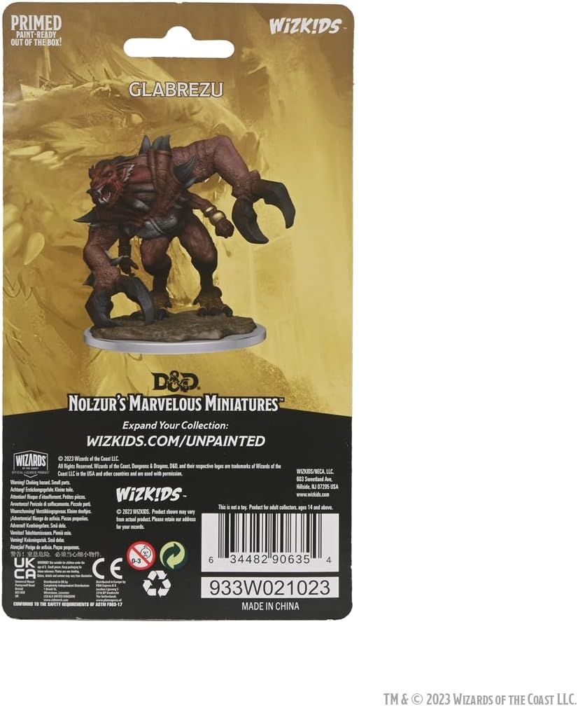 D&D: NMU - GLABREZU W21 (UNPAINTED) MINIATURE