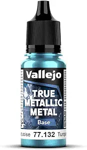 Vallejo true Metallic Metal: Base: Hydra Turquoise (18ml)