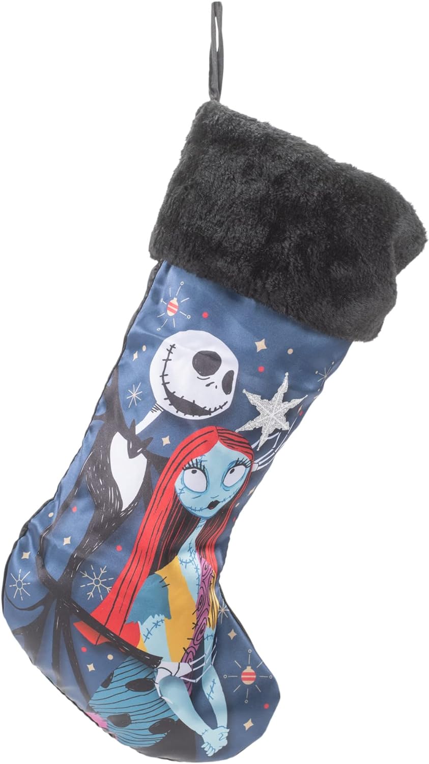 Nightmare Before Christmas Jack & Sally Stocking
