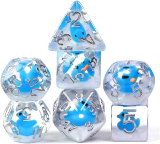 Bubble Bath Duck RPG Dice Set