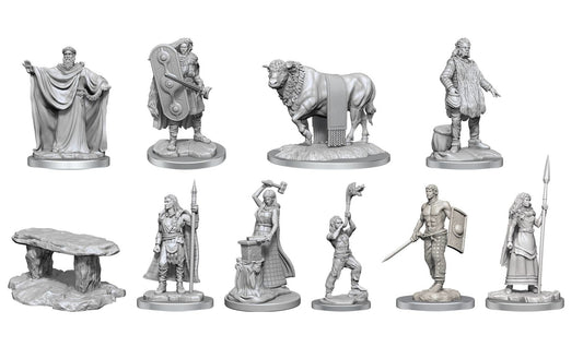 Wizkids Deep Cuts Unpainted Miniatures: Brigante Celts