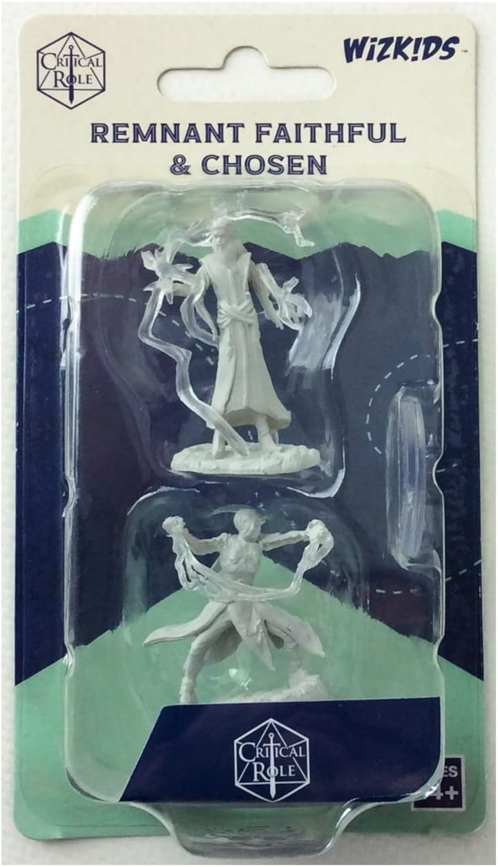 CRITICAL ROLE: UNPAINTED MINIATURES: W2 REMNANT CULTIST AND CHOSEN