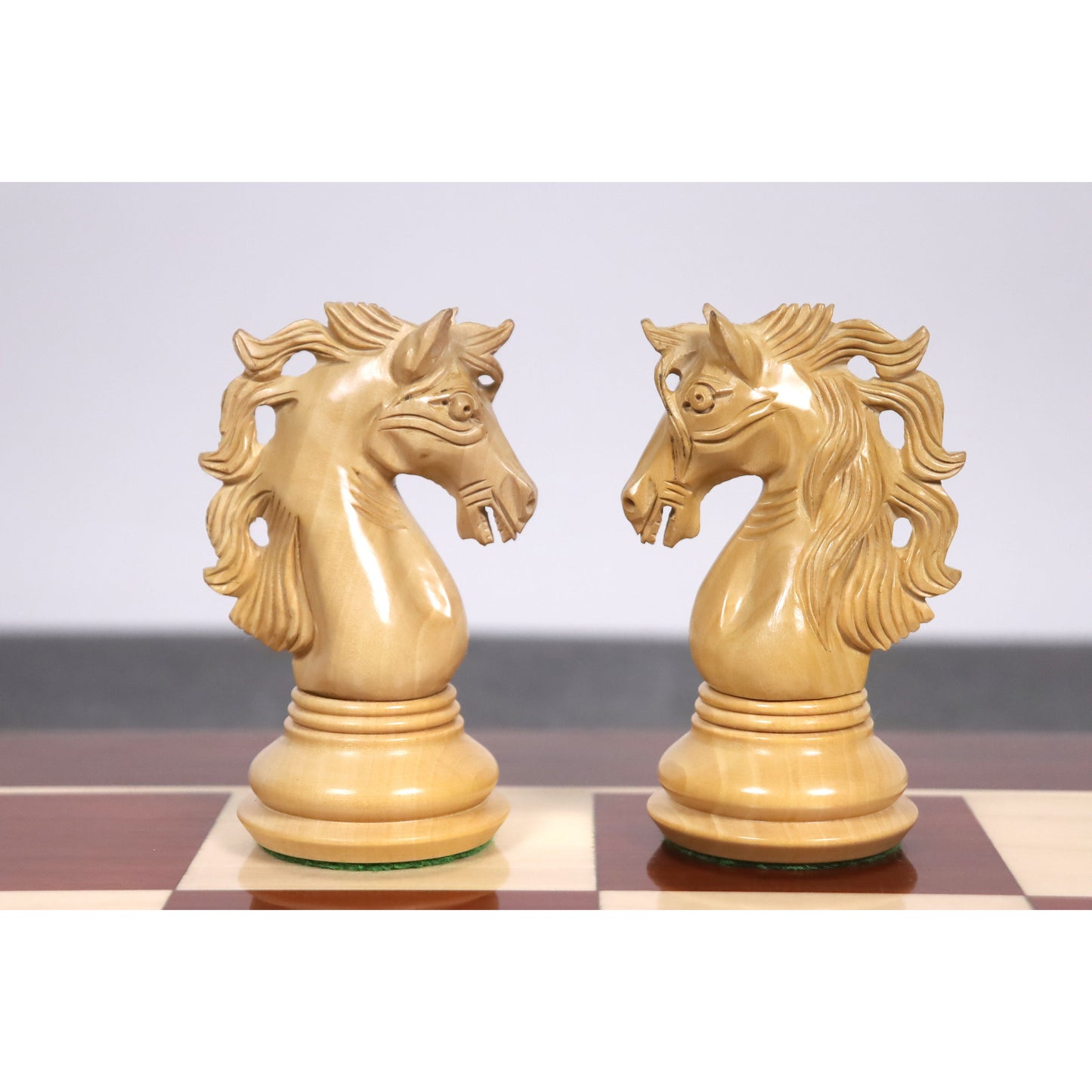 Combo of 4.6" Spartacus Luxury Staunton Chess Set - Pieces in Bud Rosewood with Board and Storage Box